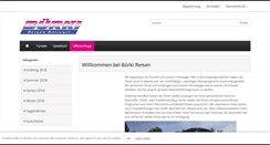 Desktop Screenshot of buerki-reisen.ch